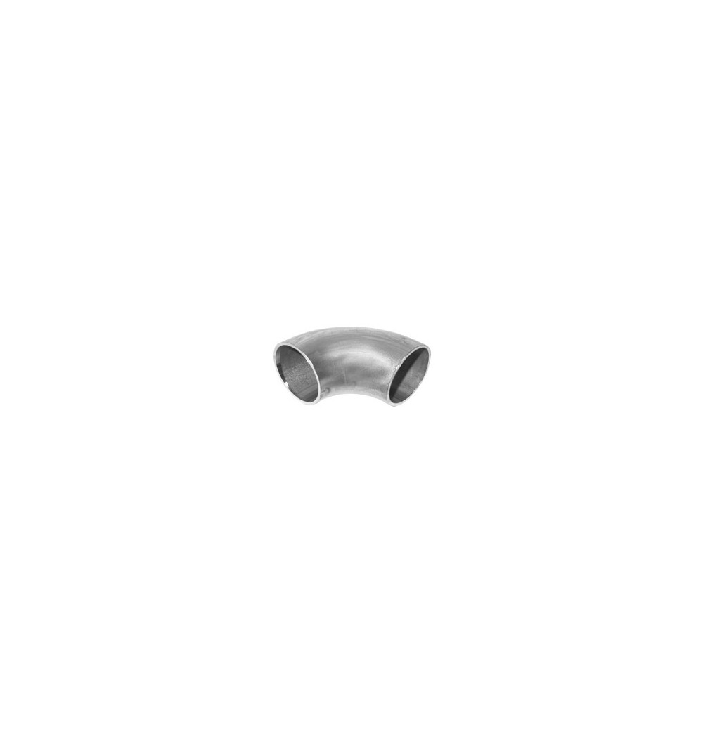 Coude 90° inox 304L diamètre extérieur 53mm épaisseur 1.5mm