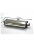 Simons Inox Silencieux Universel Duplex 76MM 63MM Brillant