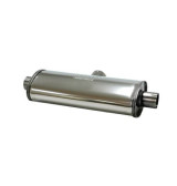 Simons Inox Silencieux Universel Duplex 76MM 63MM Brillant